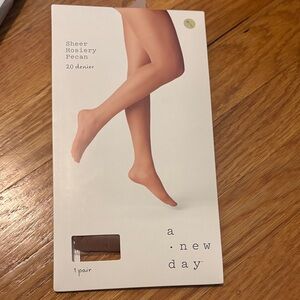 A New Day Sheer Hosiery in Light Brown